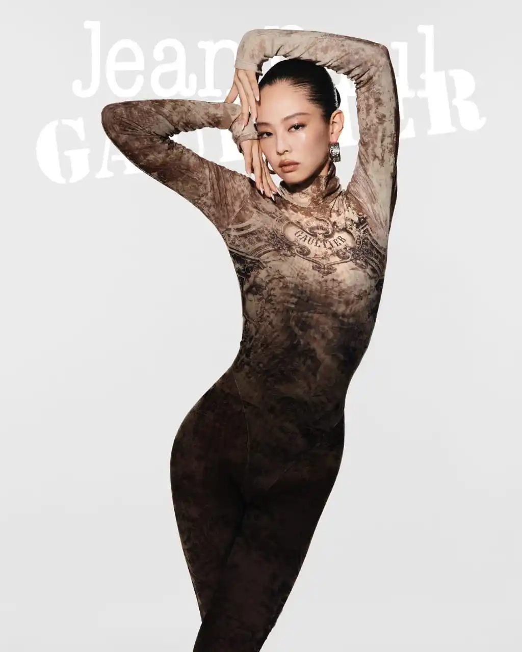 Image from Jennierubyjane: Gaultier muse JENNIE wearing the re-emerged medallion print from our R...