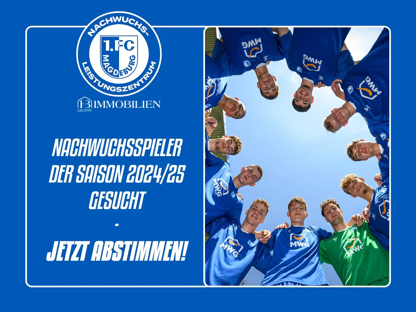 Image from 1. FC Magdeburg: ✅ Gemeinsam mit Euch suchen wir den Spieler der Saison 2024/25 des HB-...