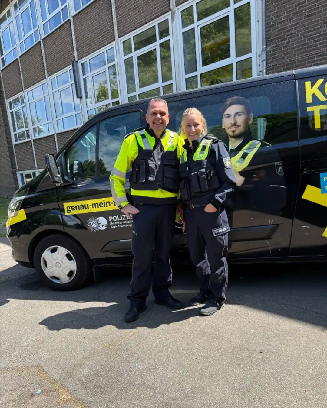 Image from Polizei NRW Heinsberg: Generationenwechsel bei der Personalwerbung der Polizei Heinsberg: Eri...