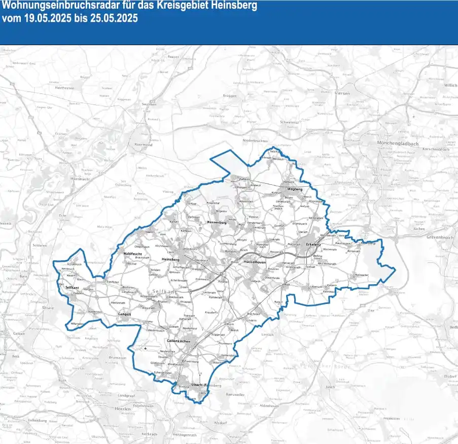 Image from Polizei NRW Heinsberg: Gute Nachrichten! ☺️ In der vergangenen Woche gab es im Kreis Heinsber...