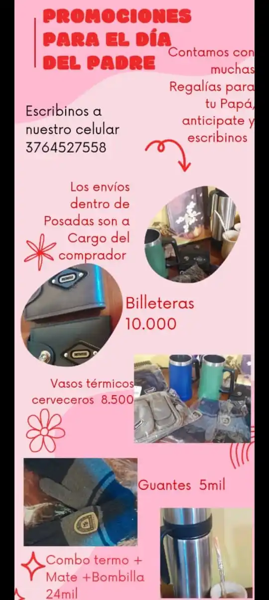 Image from PORTAL EMPLEO MISIONES: 🎁 hace tu pedido para el día del padre al 📲 +54 9 376 452-7558...