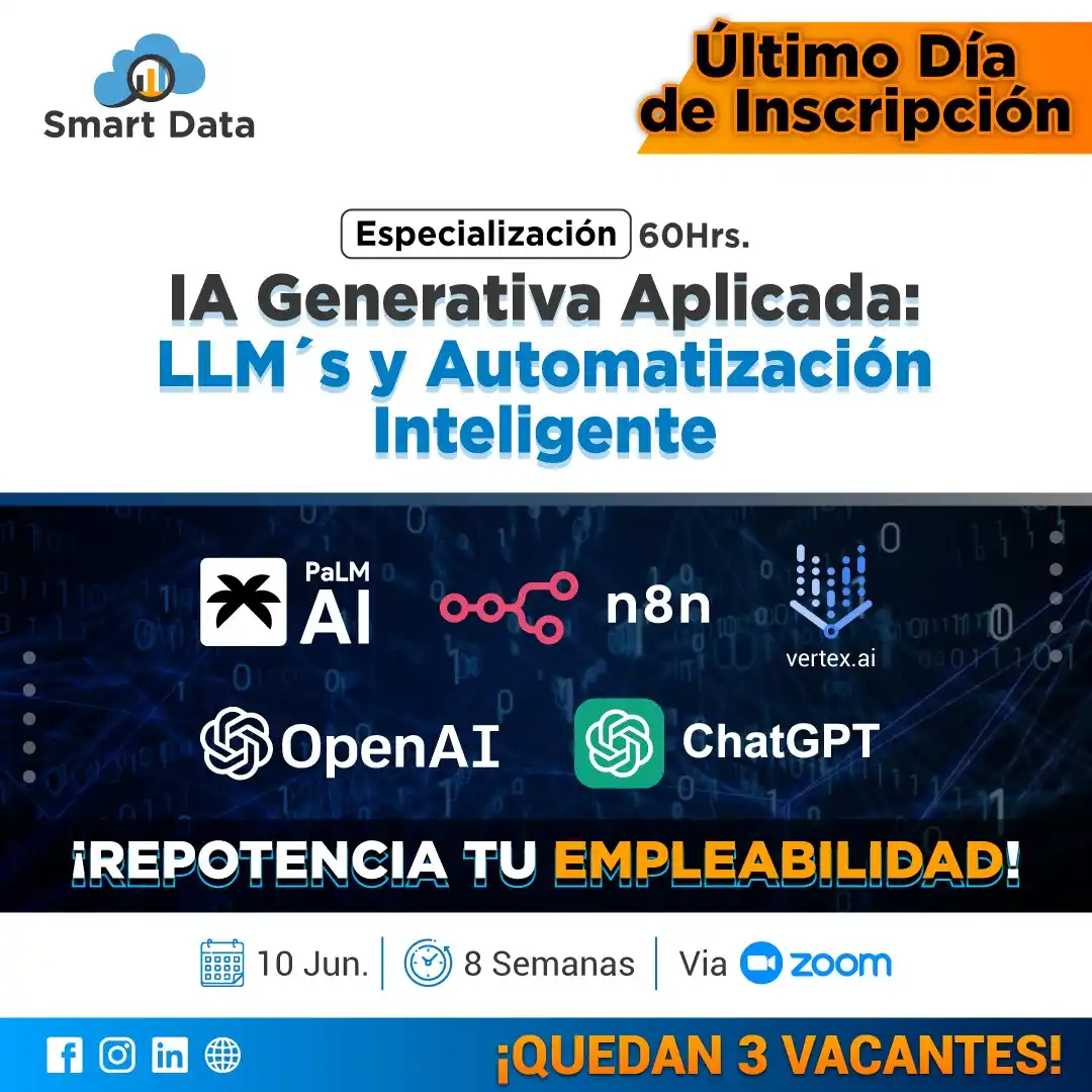 Image from Smart Data: 💻 INICIA HOY tu especialización 🤩🌟 🚀 Aprende a implementarlos con...