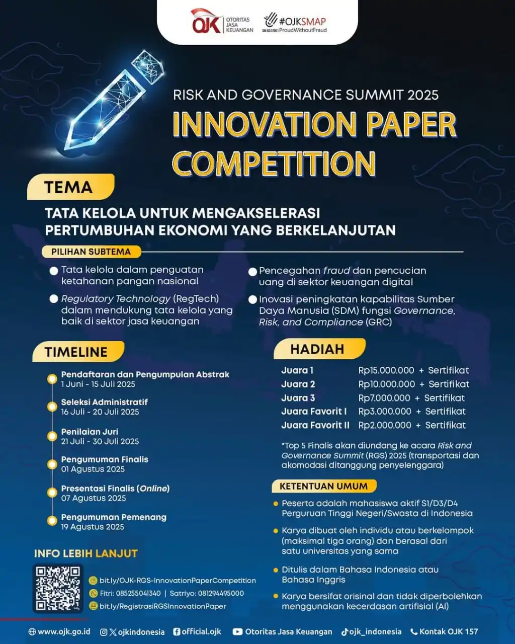 Image from INDBeasiswa - Info Beasiswa Terbaru 2025: Innovation Paper Competition  Panggilan untuk mahasiswa dari seluruh u...