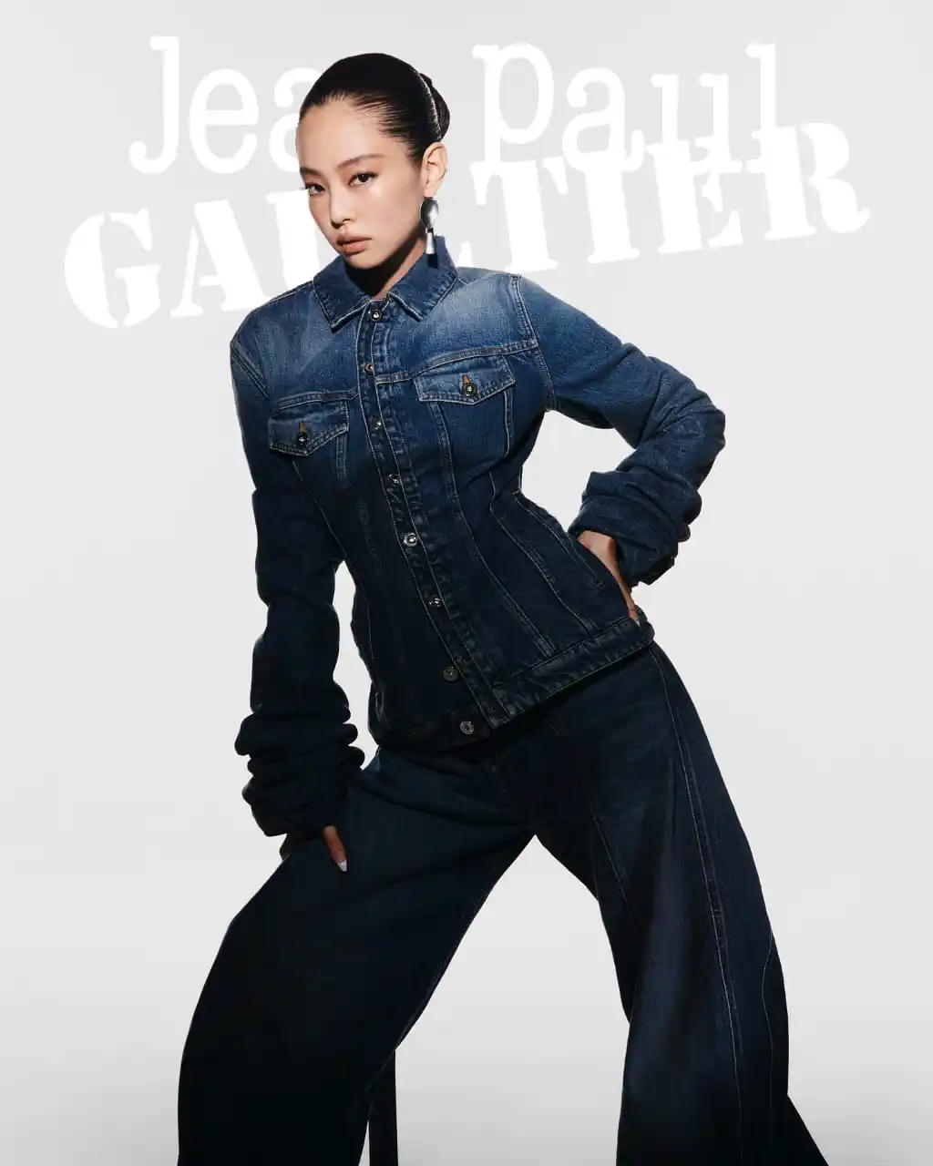 Image from Jennierubyjane: JENNIE stars as the ultimate Gaultier muse in our ready-to-wear Pre-co...