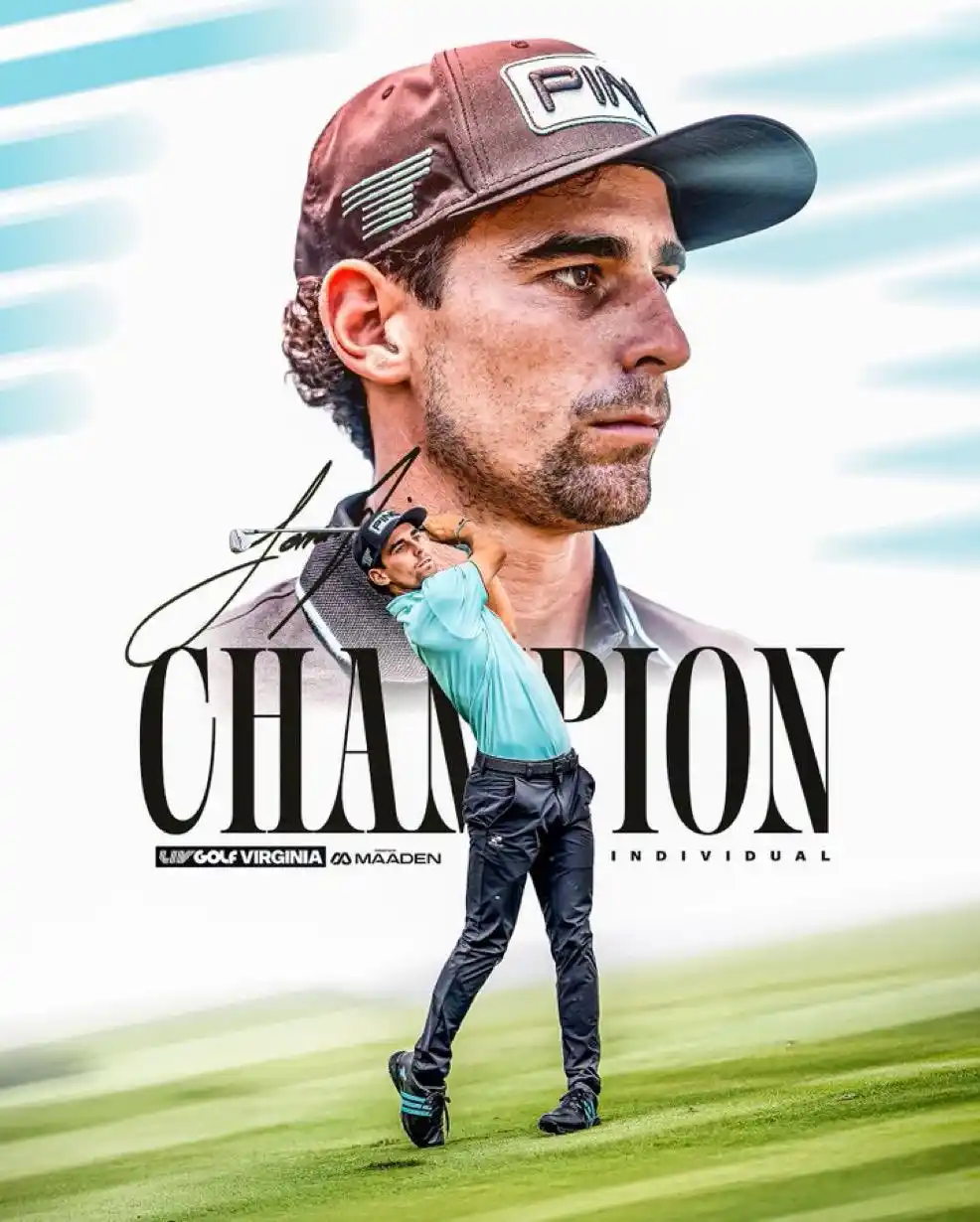 Image from LIV Golf League: JOACO NIEMANN IS CHAMPION IN VIRGINIA🏆 This is his 4th individual ti...