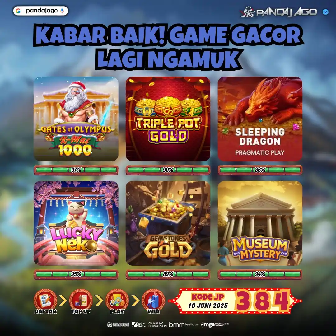 Image from Pandajago Official: 🌹 KABAR BAI! GAME GAVOR LAGI NGAMUK 🌹 📌 SELASA, 10 JUNI 2025 ❤️🔥...