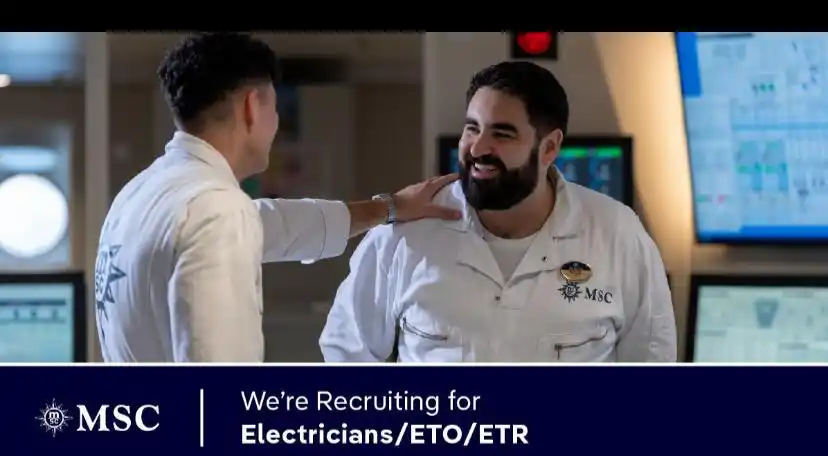 Image from Cruise Ship Jobs Updates 2025 Applications: ⚡ Keep the Lights On Across the Ocean 🌍🚢 Are you a skilled electric...