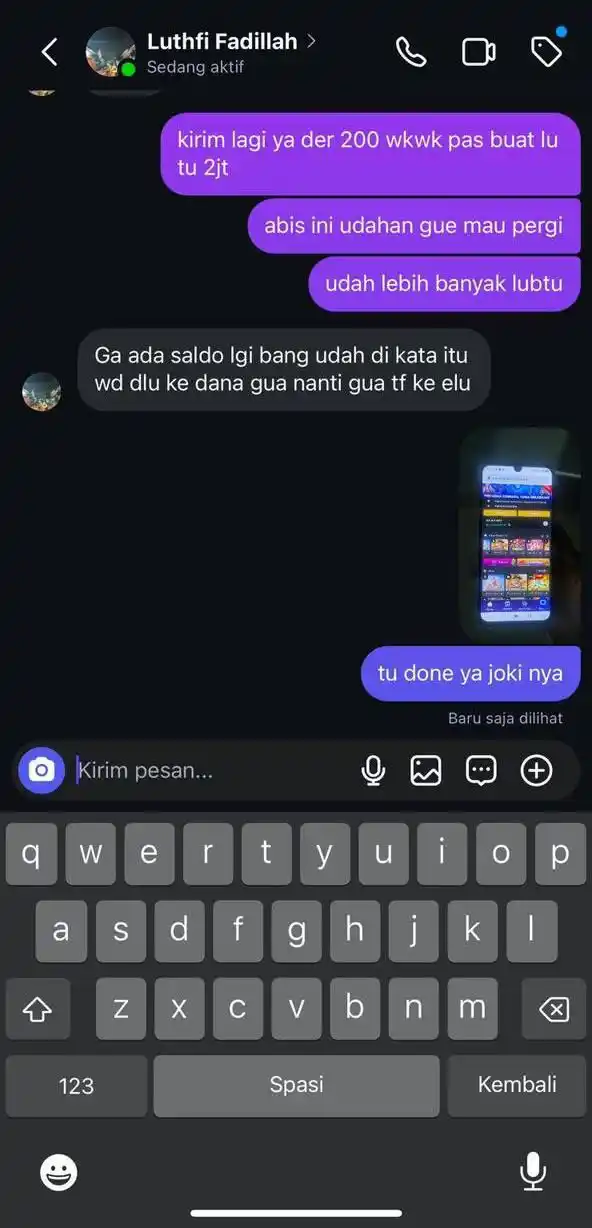 Image from BAGI-BAGI SALDO TAMBAHAN: LAGI GACOR BENER NIH TESTI JOKI LAGI MODAL 200K UP 2JT, BUAT KALIAN Y...