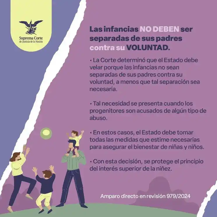 Image from #LaCorte: 👨👩👦👦 Las infancias no deben ser separadas de sus padres contra ...