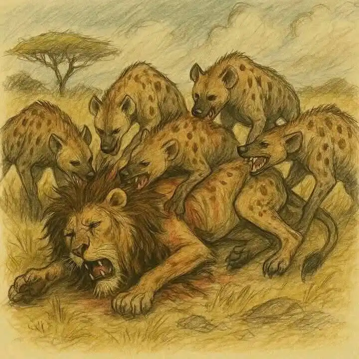 Image from Arthur Marara: LEADERSHIP LESSONS INSPIRED BY THE IMAGE OF A LION IN DECLINE 1. Peop...