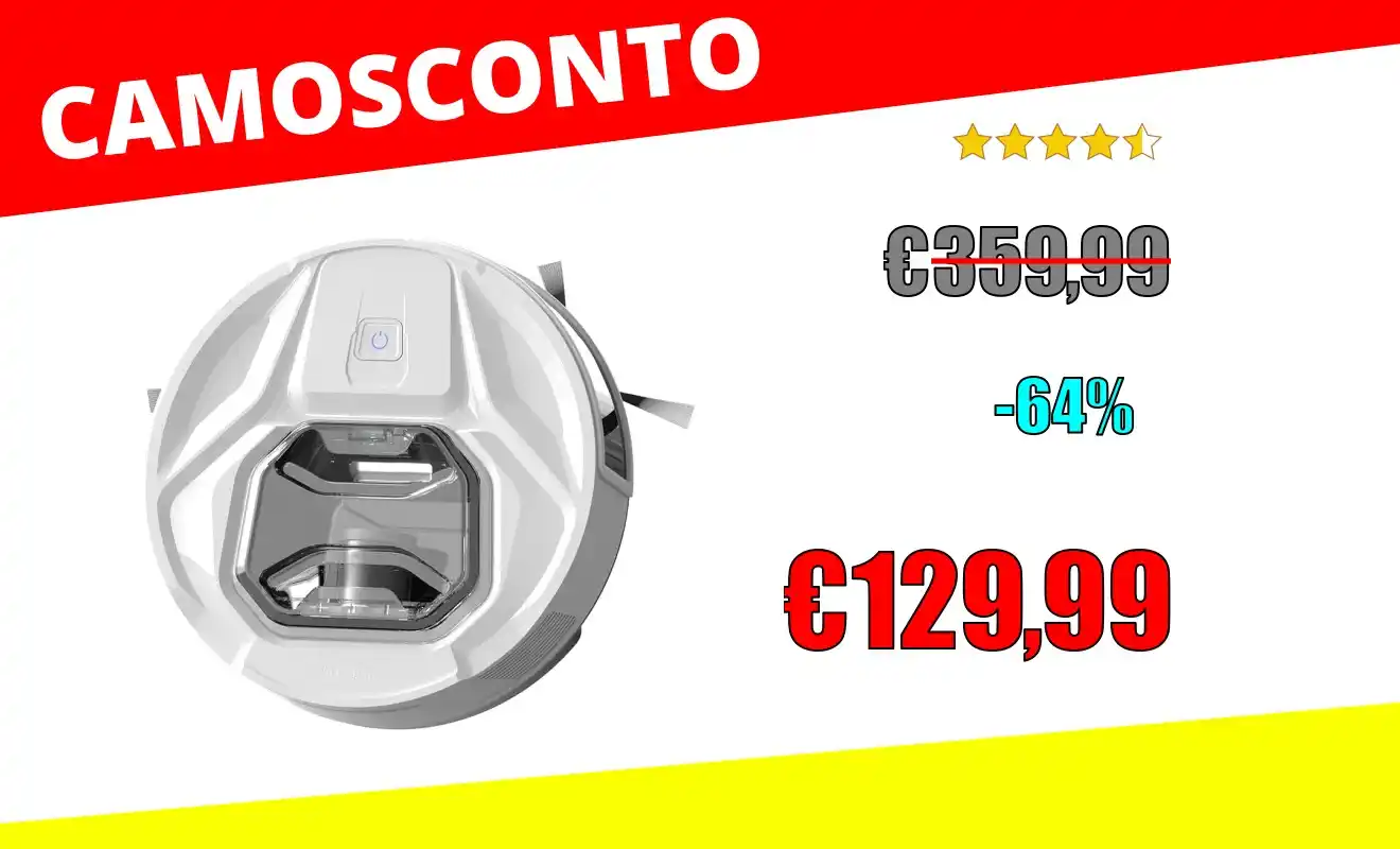 Image from OfferteSconto: *LEFANT Robot Aspirapolvere M320, 6000Pa,Autonomia 210 Minuti,Evita Pr...
