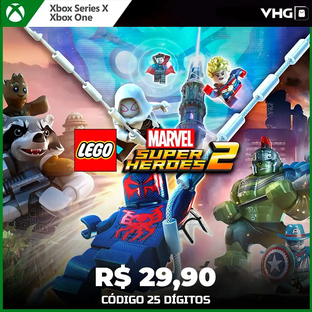 Image from Very Hard Games / Play Now : *LEGO: Marvel Super Heroes 2* _Para Xbox One & Xbox Series S|X_ *R$ 2...