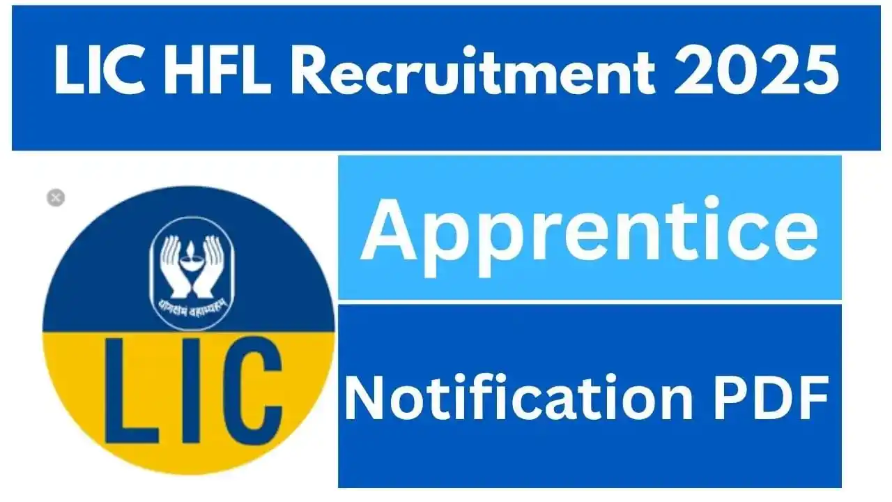 Image from 𝗜𝗻𝗱𝗶𝗮'𝘀 𝗚𝗼𝘃𝘁 𝗝𝗼𝗯 𝗡𝗲𝘄𝘀 𝗣𝗼𝗿𝘁𝗮𝗹: ⚜️ *LIC HFL Apprentice Recruitment 2025* LIC HEL मैं ग्रेजुएट अपरेंटि...