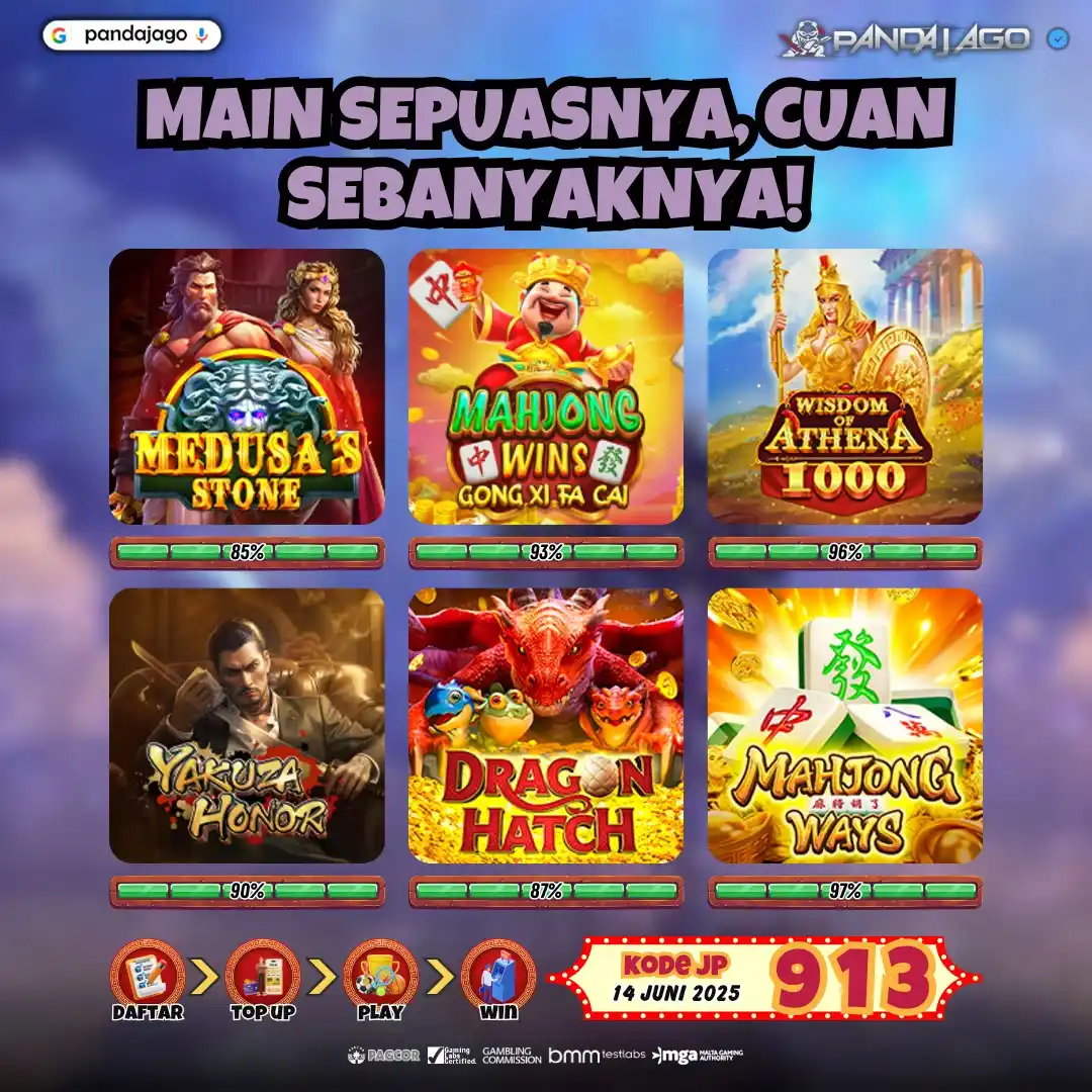 Image from Pandajago Official: ๐ MAIN SEPUASNYA, CUAN SEBANYAKNYA! ๐ ๐ SABTU, 14 JUNI 2025 โค๏ธโ๐ฅ ...