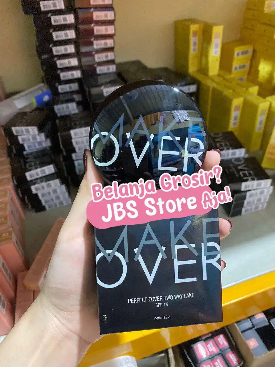 Image from JBS Grosir Kosmetik Skincare Jawa Tengah: ‼️PROMO JUNI‼️ Make Over Perfect Cover TWC 12gr Varian : 01 Lace, 02...