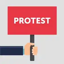 Image from Kashmir Media Service (KMS): *Protests in Pulwama, Gandarbal against anti-people policies of occupa...