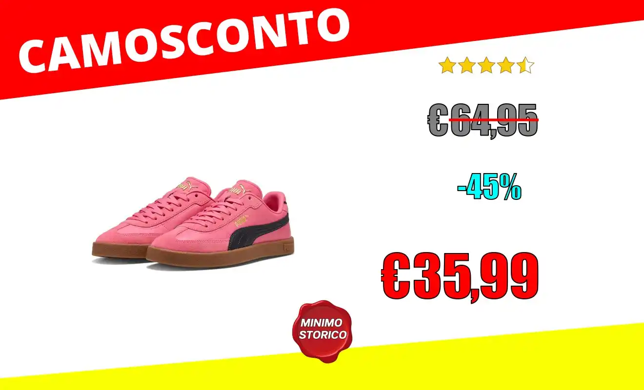 Image from OfferteSconto: *PUMA Club II Era, Scarpe da Ginnastica Unisex-Adulto* ❌ ~64,95€~ �...
