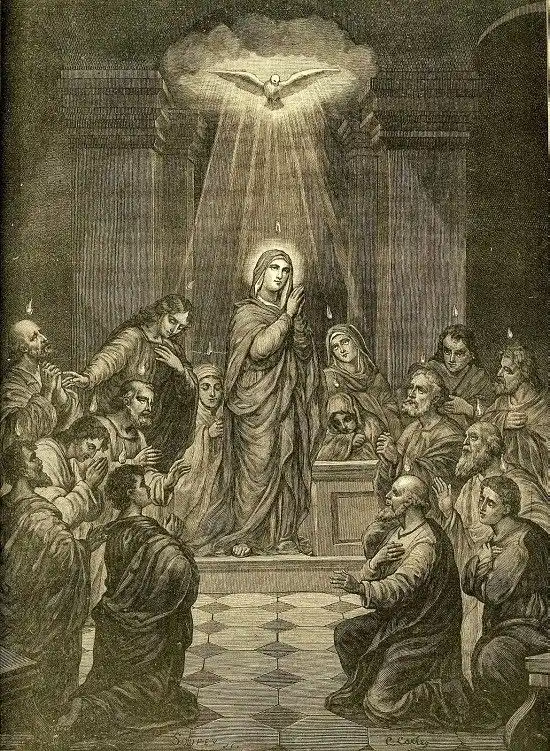 Image from Æternus ☩: *QUINTA-FEIRA, DENTRO DA OITAVA DE PENTECOSTES* > Spíritus Dómini repl...