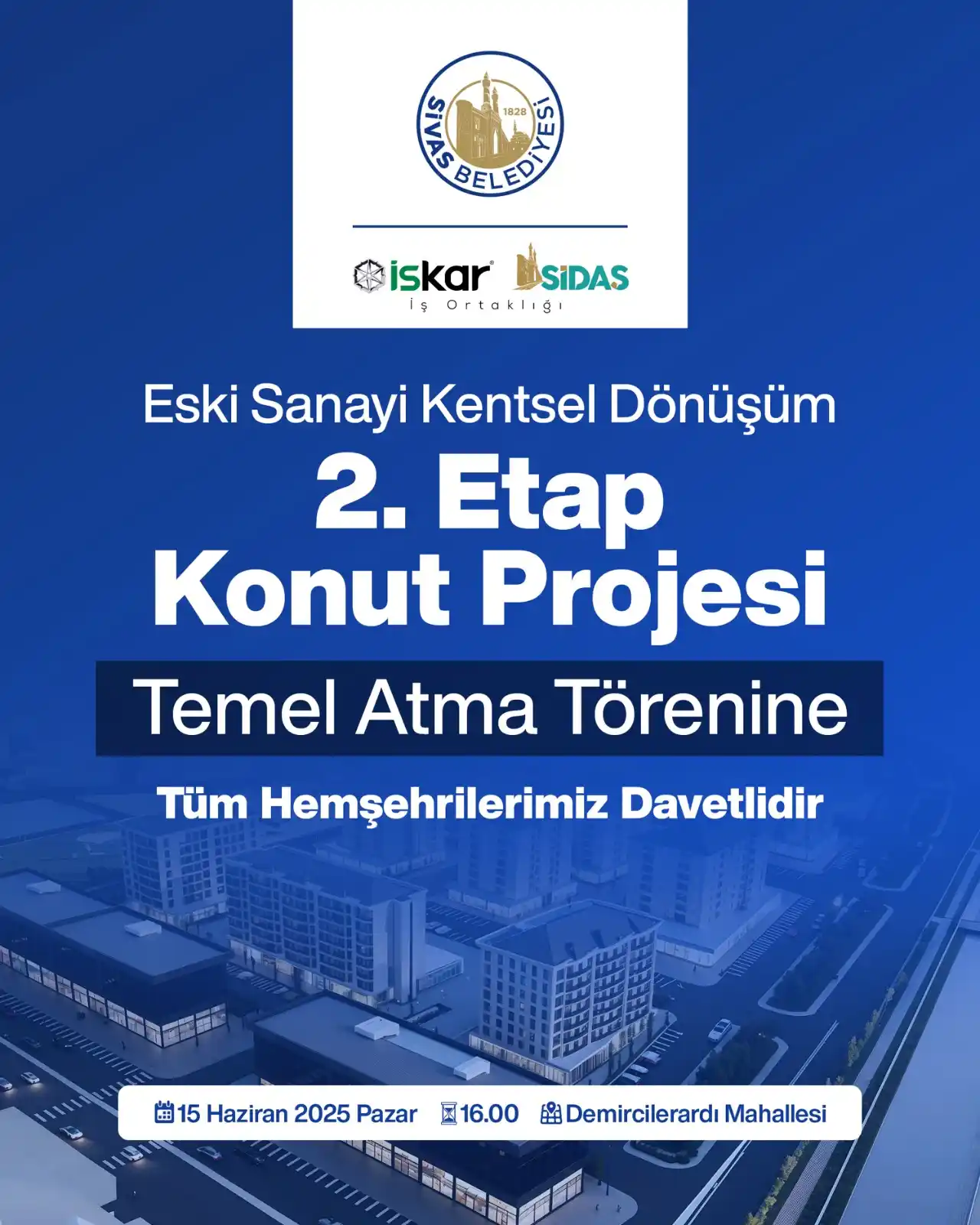 Image from Sivas Belediyesi: *Şehrimizin kalbinde yıllardır atıl durumda kalan Eski Sanayi Bölgesi,...