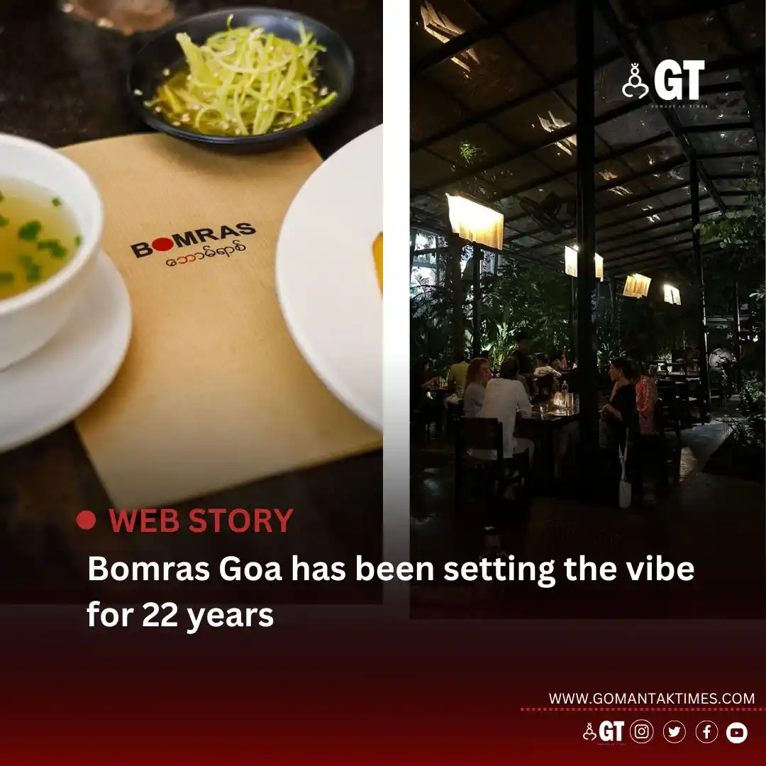 Image from Gomantak Times: *Serene by day and buzzing by night, the iconic Bomras in Anjuna, pays...