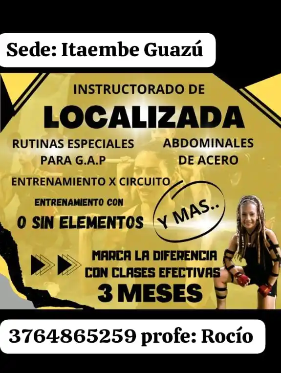 Image from PORTAL EMPLEO MISIONES: 💪🏼 sumate al instructorado de localizada 📲 para mas info comunícat...