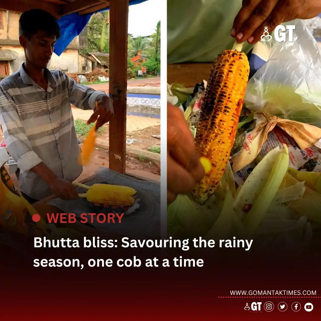 Image from Gomantak Times: *The monsoons are here, and so are the mouthwatering aromas of roasted...