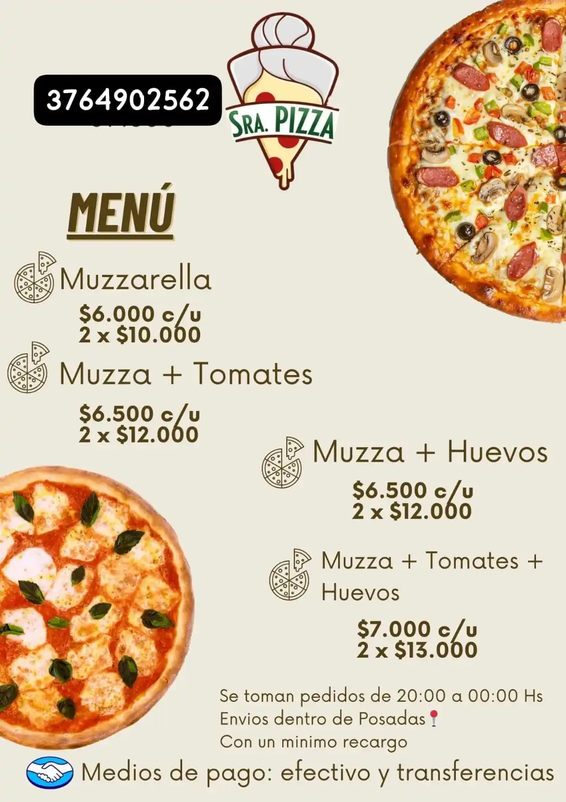 Image from PORTAL EMPLEO MISIONES: ¡Todas caseras! Del horno a tu mesa. Pura pizza, puro placer 🍕 Las ...
