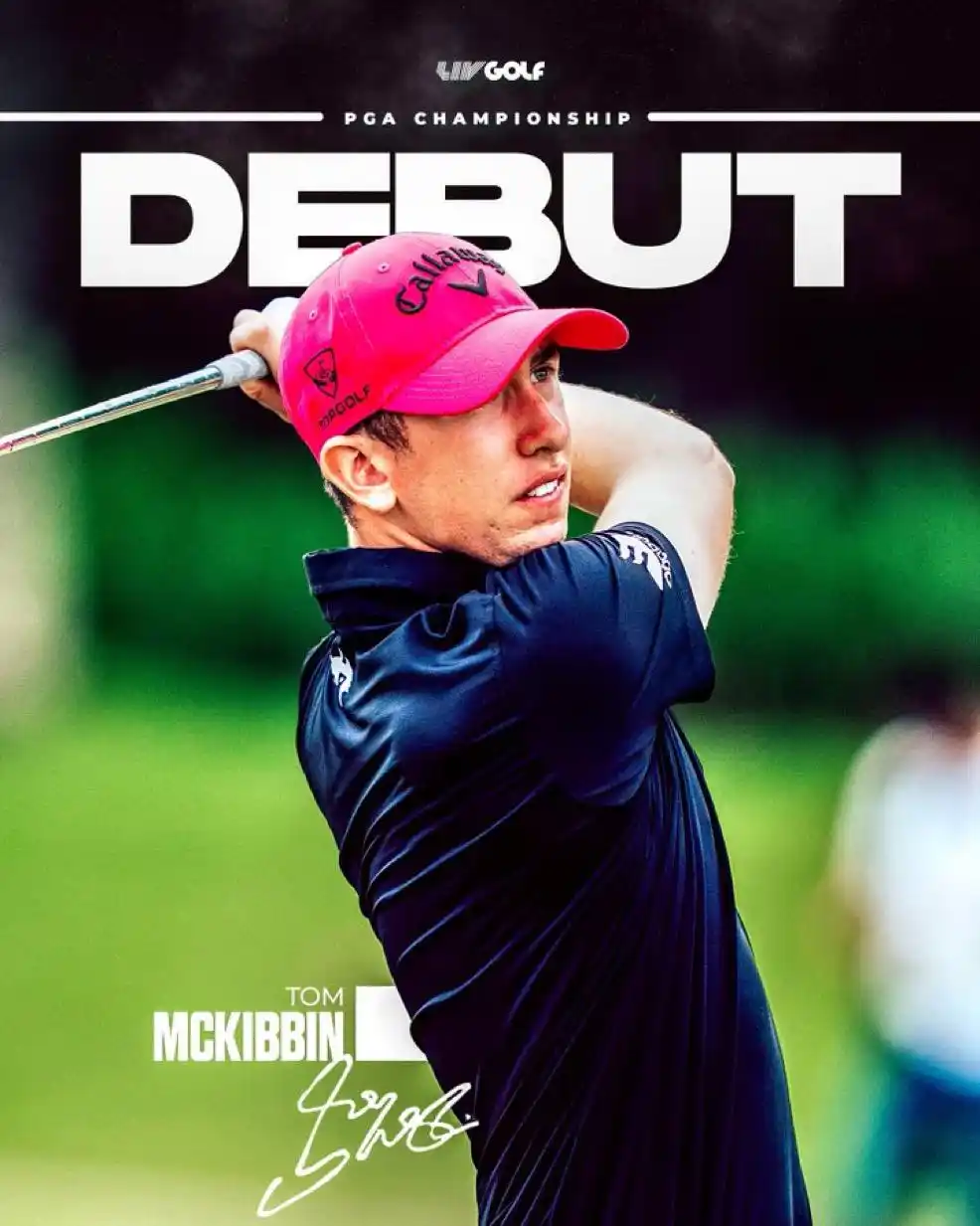 Image from LIV Golf League: Tom McKibbin makes his PGA Championship debut at Quail Hollow 👏 <a c...