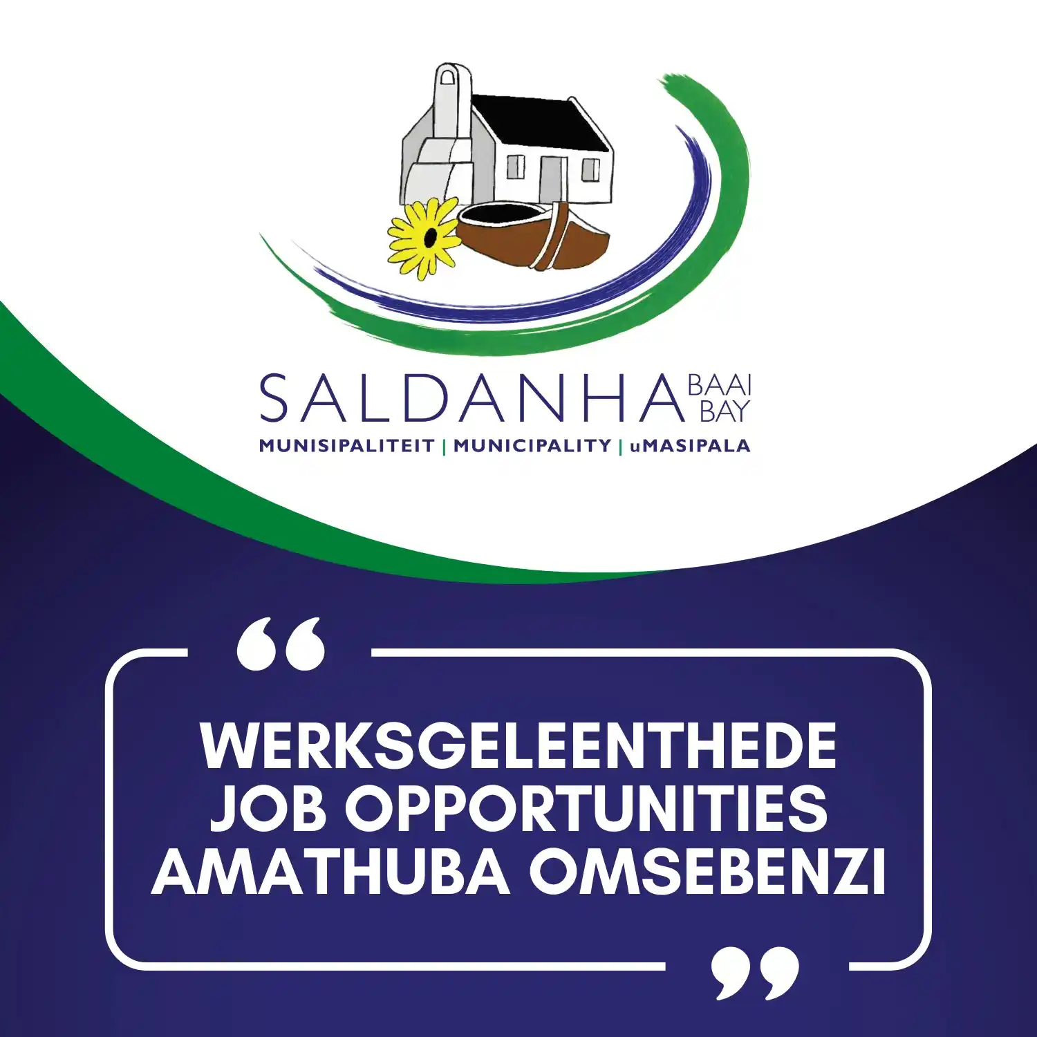 Image from Saldanha Bay Municipality: ๐ฉ๐๐๐๐ก๐๐๐๐ฆ ๐๐ฉ๐๐๐๐๐๐๐: - Community Hall Caretaker / H...