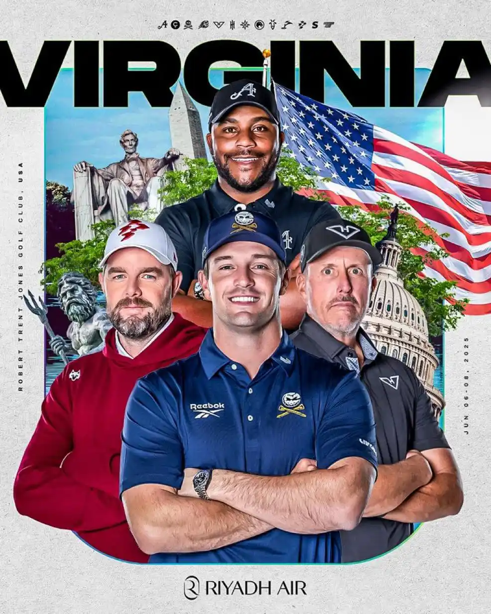 Image from LIV Golf League: We tee off the second half of the season in Virginia 🇺🇸 <a class="t...