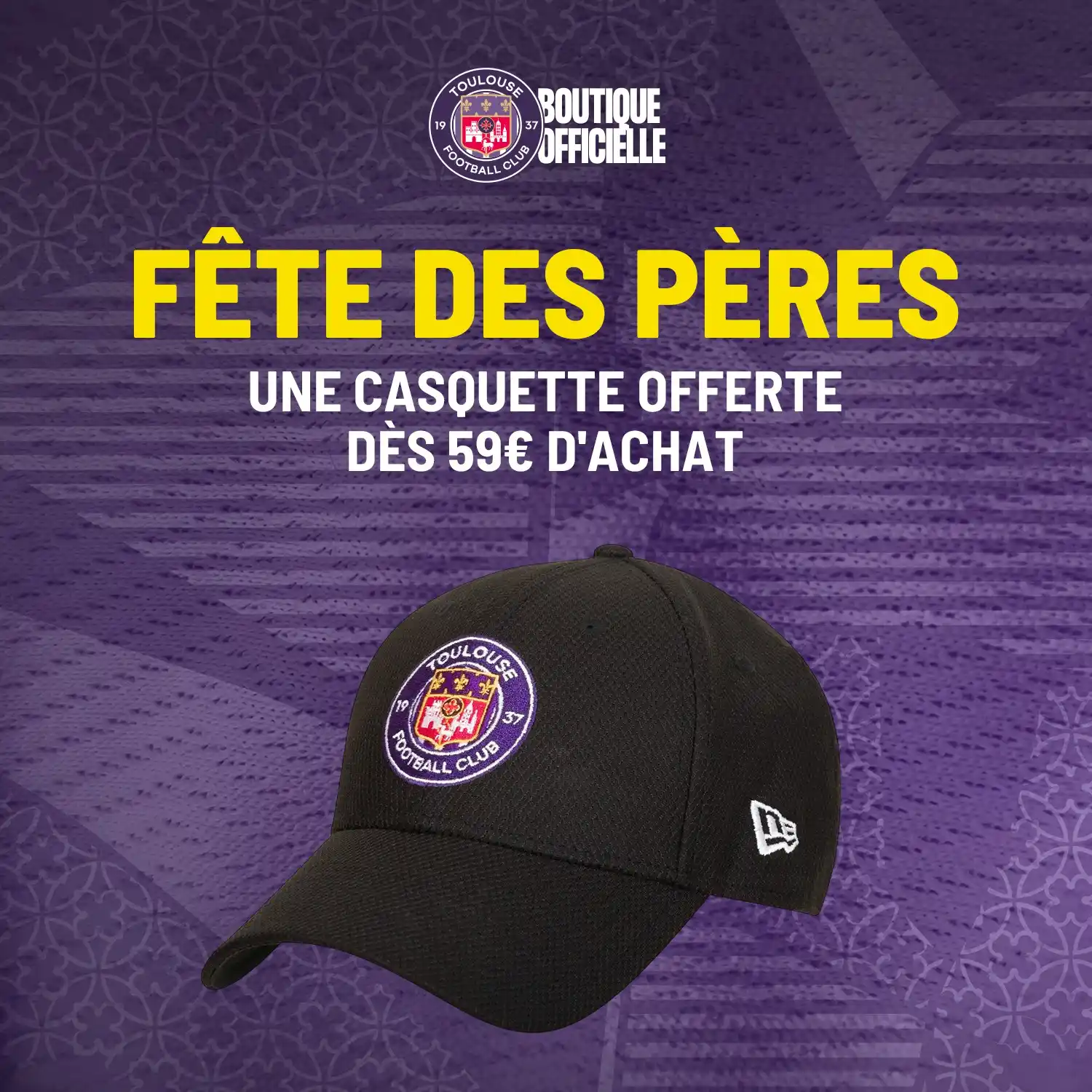 Image from Toulouse Football Club: WhatsApp, dimanche c'est la Fête des Pères 😊 On te propose une offre...