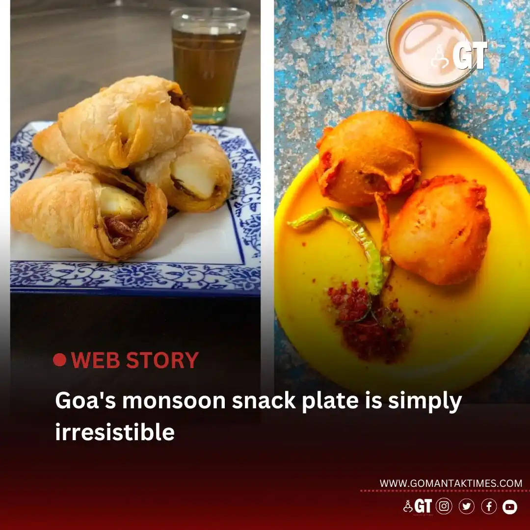 Image from Gomantak Times: *With monsoon clouds rolling in and Goa turning green, roadside 'gadda...