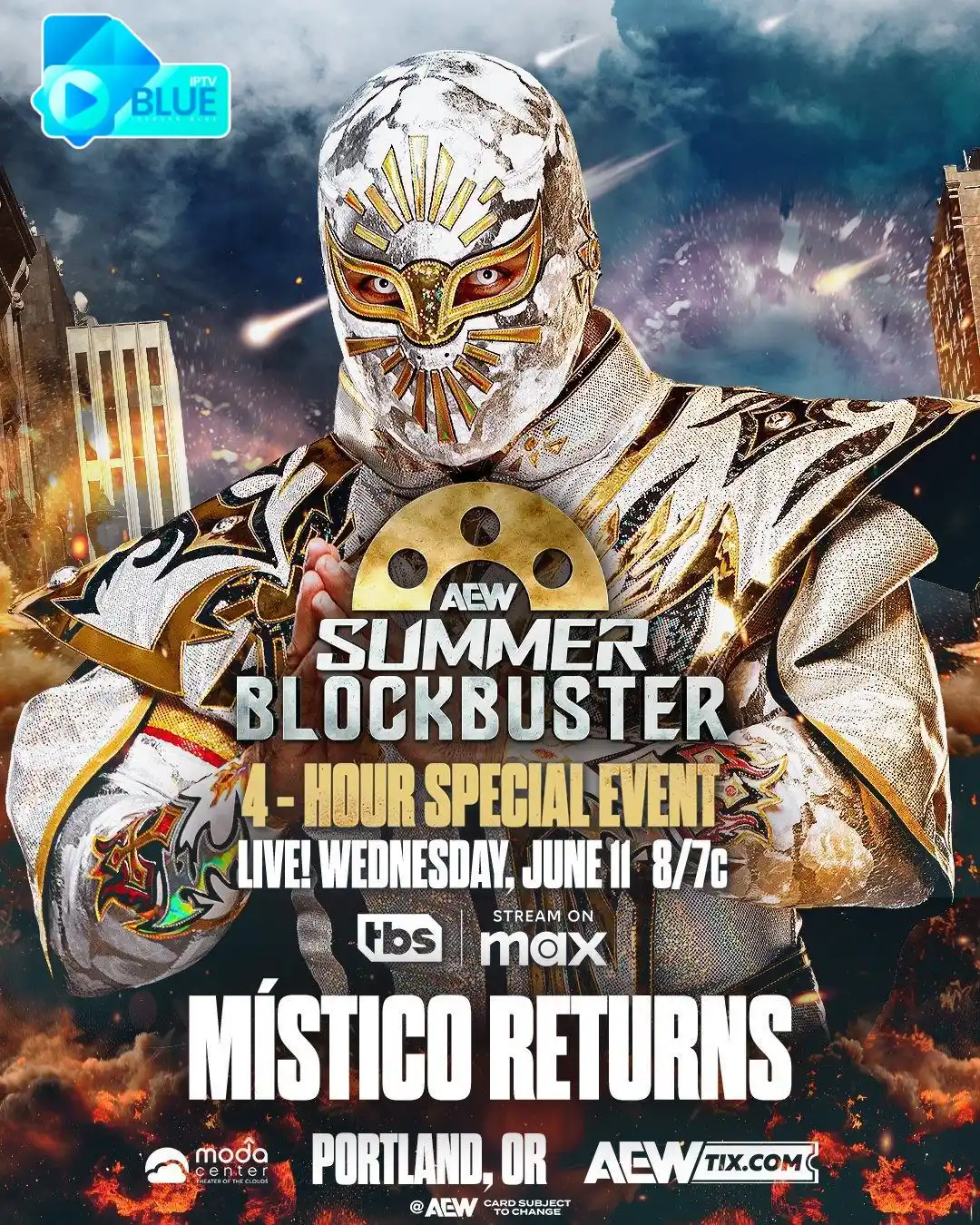 Image from BlueiPTV 🩵: 🔥 ¡YA DISPONIBLE! 🔥 💥 ¡Fanáticos de la lucha libre! 💥 Ya se encue...
