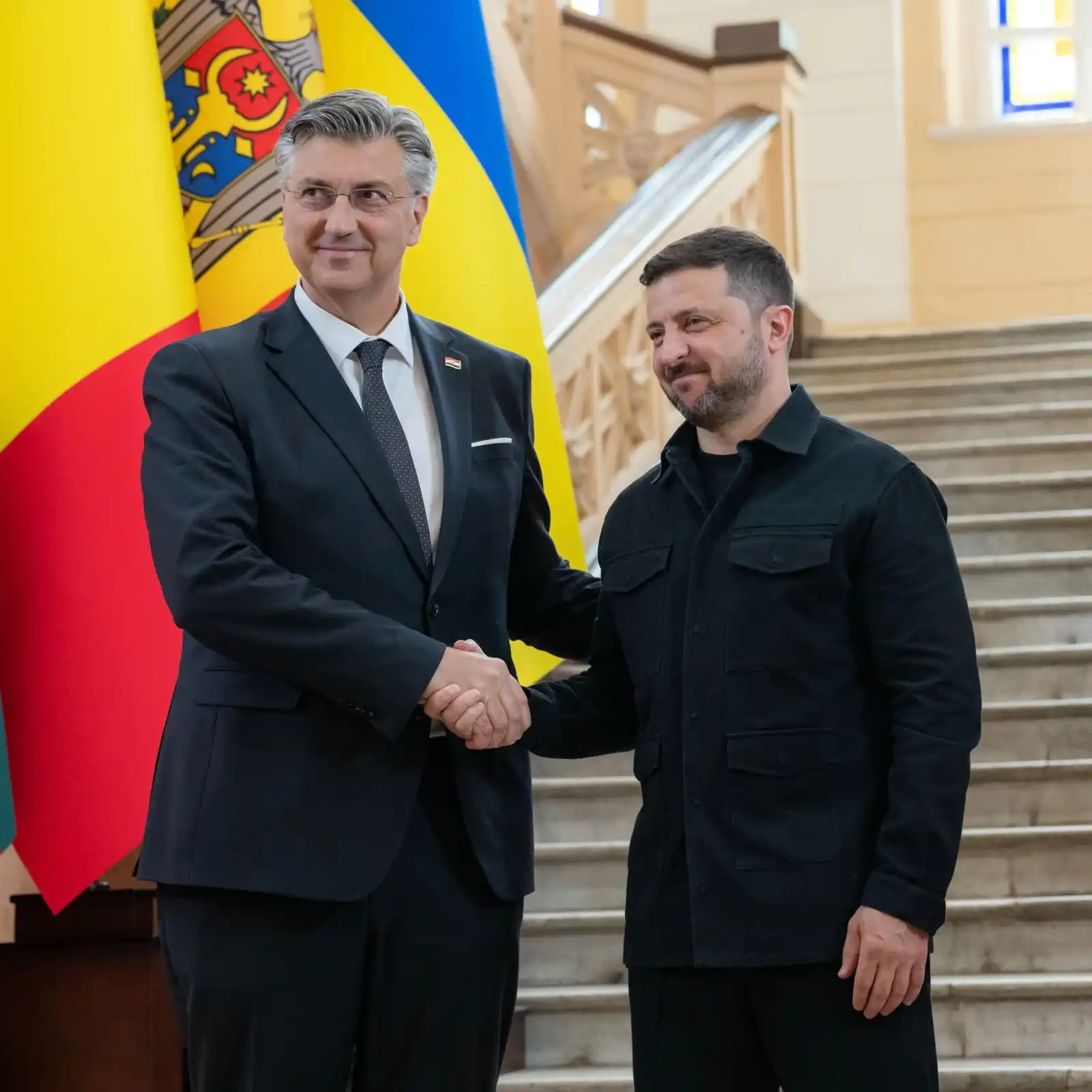 Image from Володимир Зеленський: Зустрівся з Премʼєр-міністром Хорватії Андреєм Пленковичем. Дякую за...