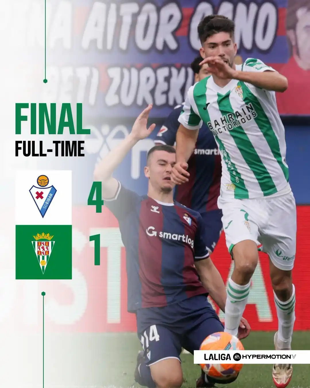 Image from Córdoba CF: 4-1 || 90+' 🏁 FINAL ⚽️ Obolskii <a class="text-blue-500 hover:unde...