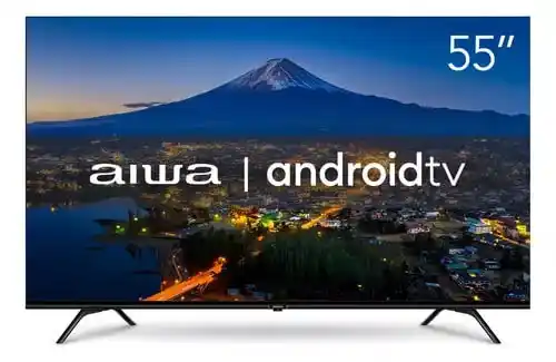 Image from UAI QUE PROMO 📢🎟️: 55 polegadas por menos de 2 mil! ‼️ Smart TV AIWA 55” Android 4K Bord...