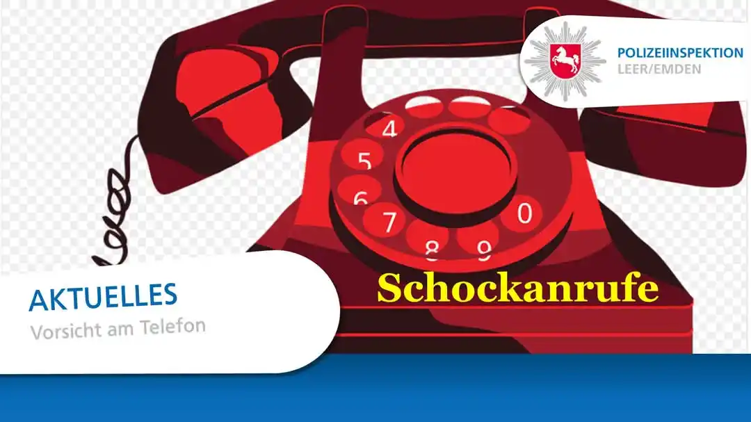 Image from Polizei Leer / Emden: Achtung! Falsche Polizeibeamte! / Schockanrufe ⚠️ !!Warnung vor Anrufe...
