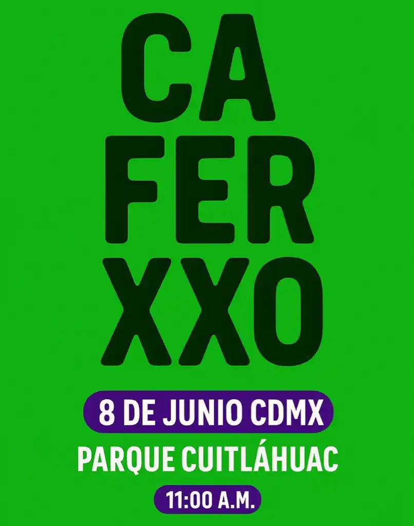 Image from Ailoviutl : 🚨 ANUNCIO OFICIAL 🚨  FERXXO ☕️💚🍪 CAFERXXO 🗓️ Domingo 8 de Junio d...