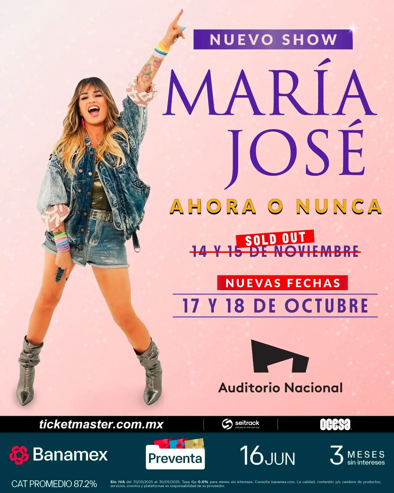 Image from Ailoviutl : 🚨 ANUNCIO OFICIAL: NUEVAS FECHAS 🚨 MARÍA JOSÉ 👸🏻 AHORA O NUNCA TO...