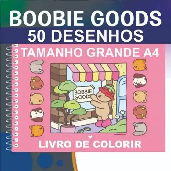 Image from Promodescontos (canal): APROVEITEEE 🚀🚨 Livro De Colorir Bobbie Goods Rosa Colorir 50 Página...