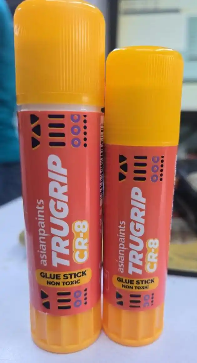 Image from Shopmazza: ASIANPAINTS GLUE STICK 15GM ₹20 (MRP ₹40) 25gm ₹25 (MRP ₹50)...