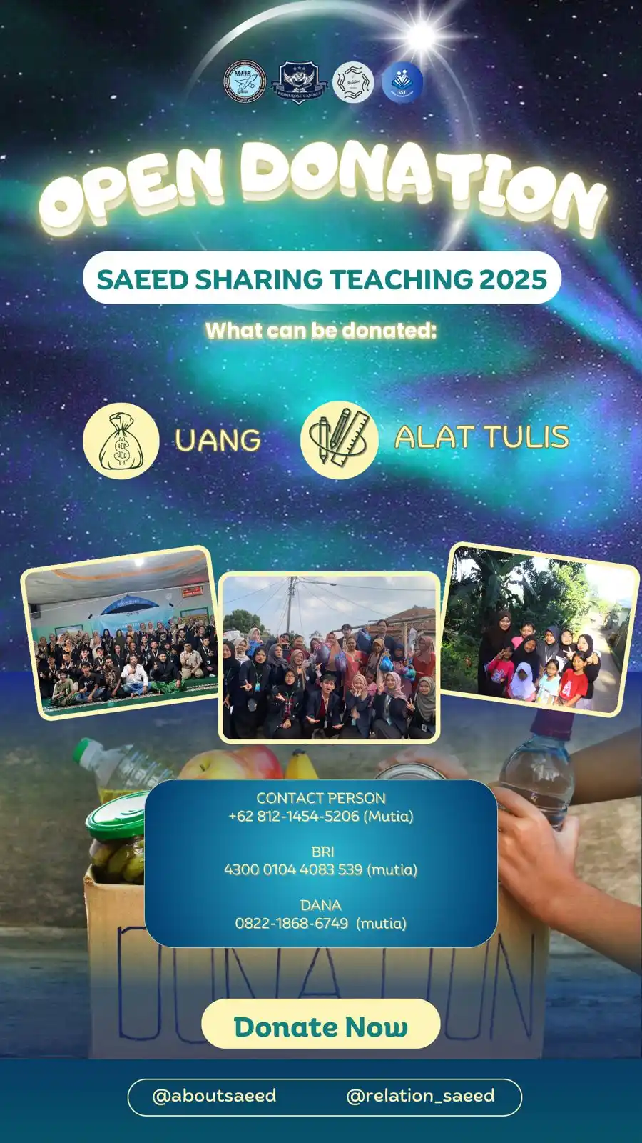 Image from ABOUT SAEED: 🌟 Be Part of the Change! ✨SAEED SHARING TEACHING 2025✨ is coming — a ...