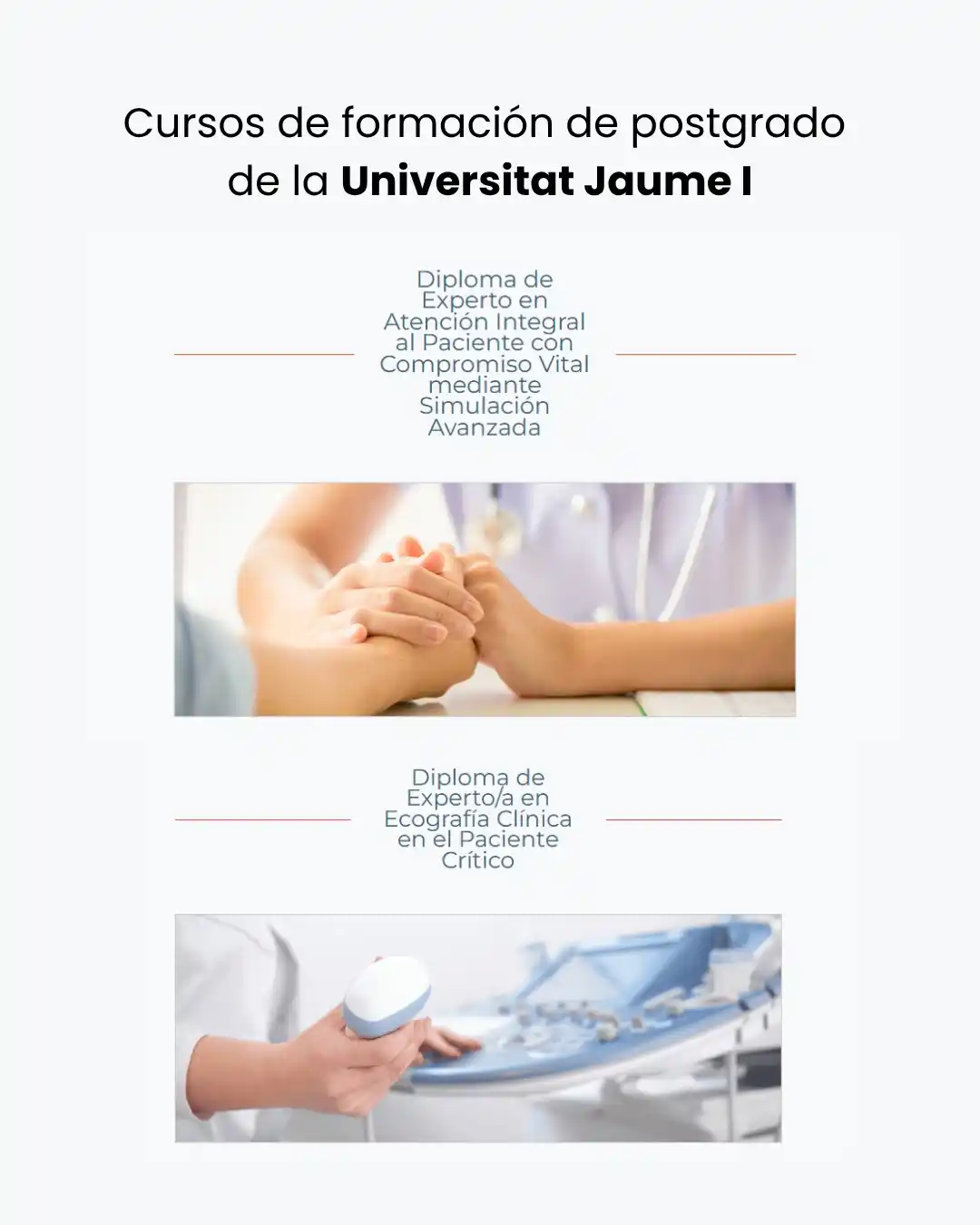 Image from Colegio Oficial de Enfermeros y Enfermeras de Castellón: 📚Cursos de formación de postgrado de la Facultad de Ciencias de la Sa...