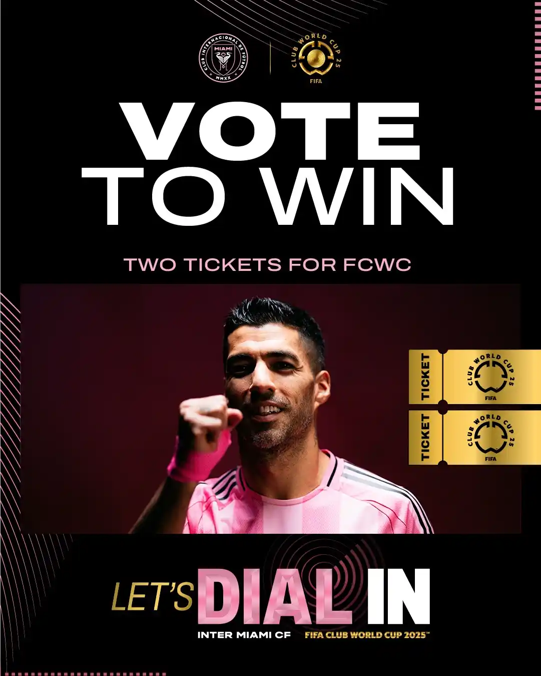 Image from Inter Miami CF Official: Dialed in for greatness? Vote for your favorite goal and win 2 ticke...