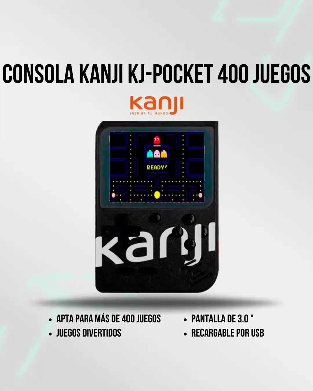 Image from Attain (Mayorista): 🕹️ *¡Diversión retro en tu bolsillo con más de 400 juegos incluidos!*...