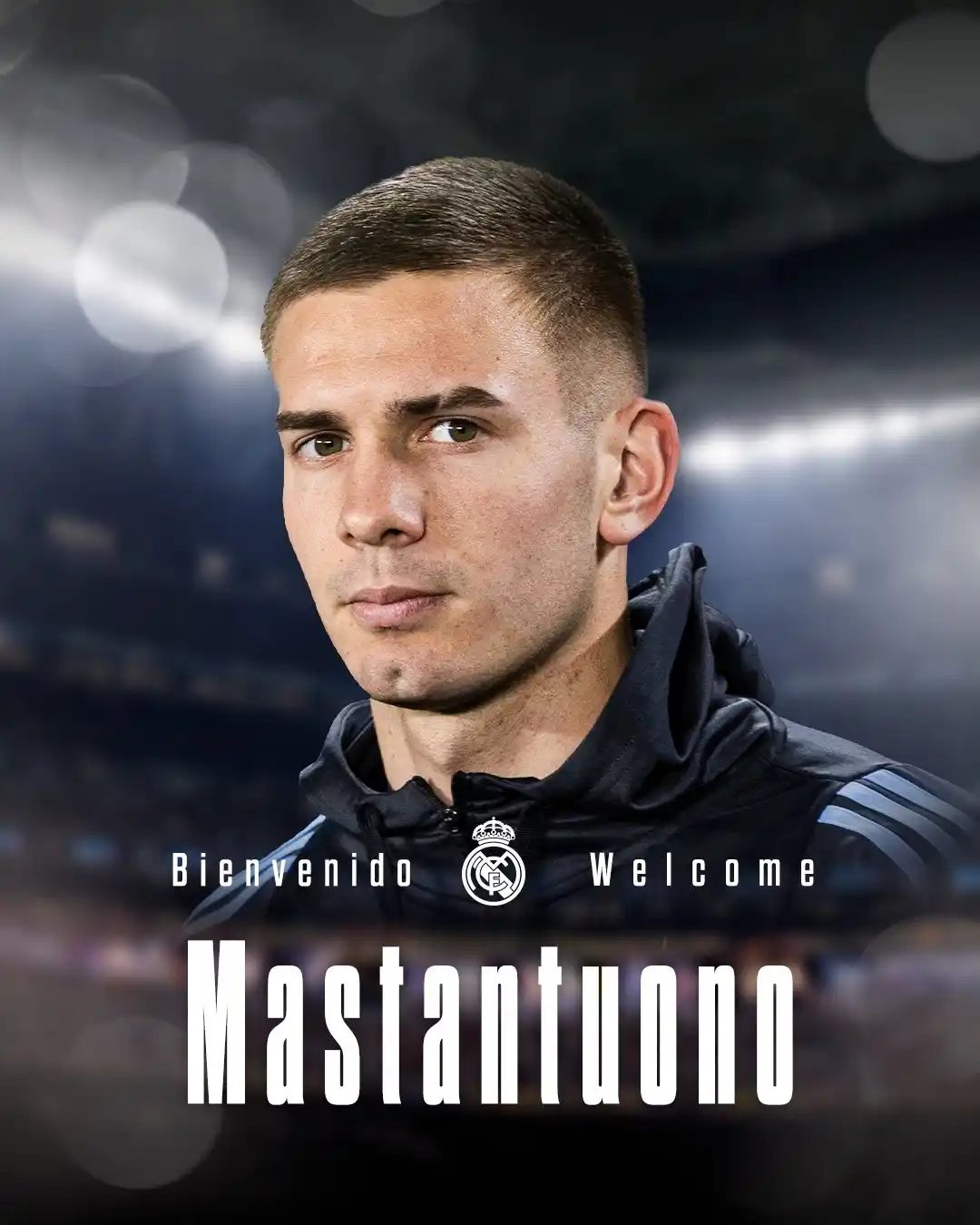 Image from Diego Yudcovsky | Info del Fútbol Argentino: El REAL MADRID anunció la incorporación de Franco MASTANTUONO 🚨⚪✅...
