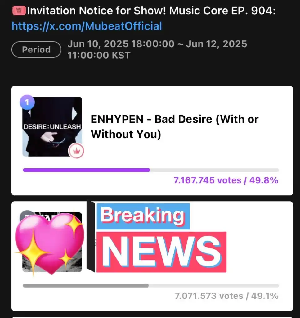 Image from πππππππ:πππππππ ππππππ!: enha menang 3x kemarin, so proud of u π₯Ήπ«³π»π«³π» target vote selanjut...