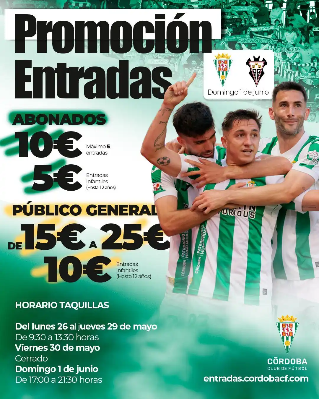 Image from Córdoba CF: 🎟️ Entradas ya a la venta en <a class="text-blue-500 hover:underline ...