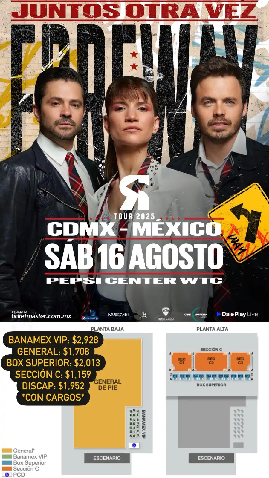 Image from Ailoviutl : 👔 ERREWAY: JUNTOS OTRA VEZ 👔 🗓️ Sábado 16 de Agosto del 2025 🗓️ 🏟...