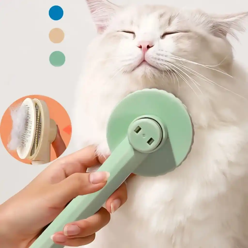 Image from Promodescontos (canal): 🛍️Escova Pente Plástico Ferro Para Pentear Cachorros e Gatos Pet Tira...